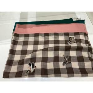 NEW JANAVI women's hunting ducks scarf in beige-ivory-brown